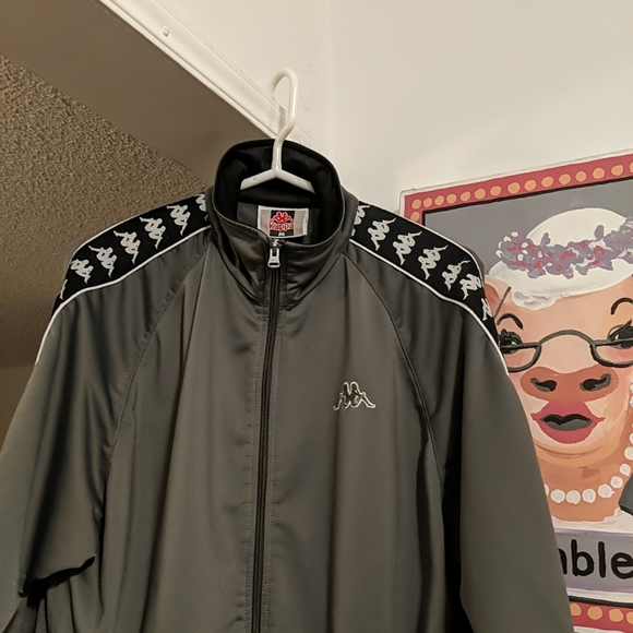 Kappa Jackets & Coats Vintage Kappa Full Zip Track Jacket Silver